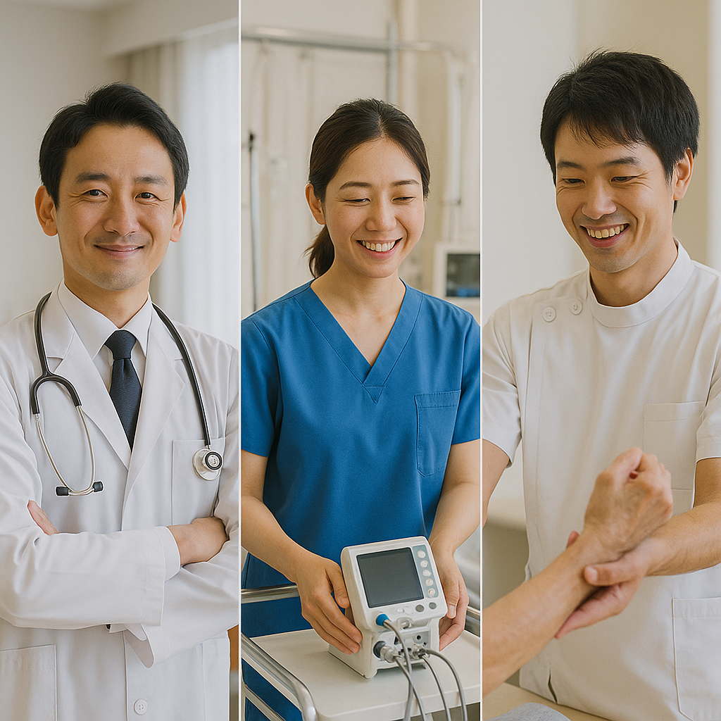 医師・看護師・理学療法士 - 専門的な医療チーム